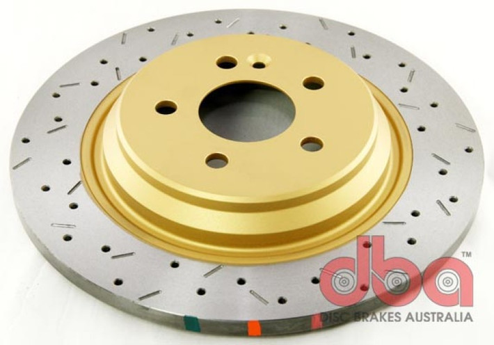 DBA 00-01 Mercedes-Benz ML430 163.172 Rear 4000 Series Drilled & Slotted Rotor - 4553XS Photo - Primary