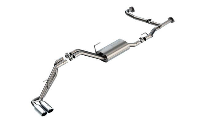 Borla 22-23 Nissan Frontier 3.8L V6 2WD/4WD AT S-Type Catback Exhaust - Polished Tips - 140919 Photo - Primary