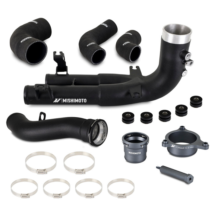 Mishimoto 2021+ BMW G8X M3/M4 Hot Side Intercooler Charge Pipe Kit - MMICP-G80-21 Photo - Primary