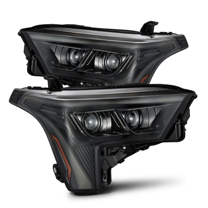 AlphaRex 22-23 Toyota Tundra LUXX-Series Headlights Alpha-Blk w/White DRL - Req 810029 OR 810030 - 880863 Photo - Primary