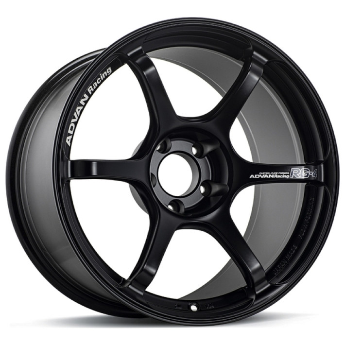 Advan RG-4 17x9 +35 5-114.3 Semi Gloss Black Wheel - YA47I35ESB User 1