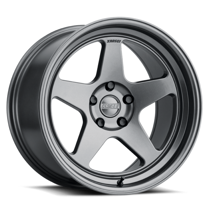 Kansei K12G Knp 19x10.5in / 5x114.3 BP / 35mm Offset / 73.1mm Bore - Gunmetal Wheel - K12G-191512+35 Photo - Primary