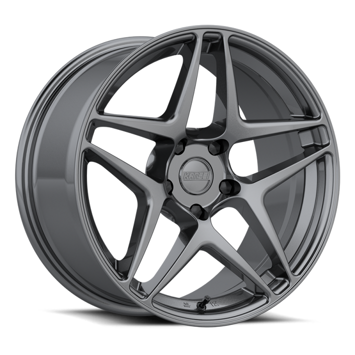 Kansei K15G Astro 19x8.5in / 5x120 BP / 35mm Offset / 72.56mm Bore - Gunmetal Wheel - K15G-198518+35 Photo - Primary