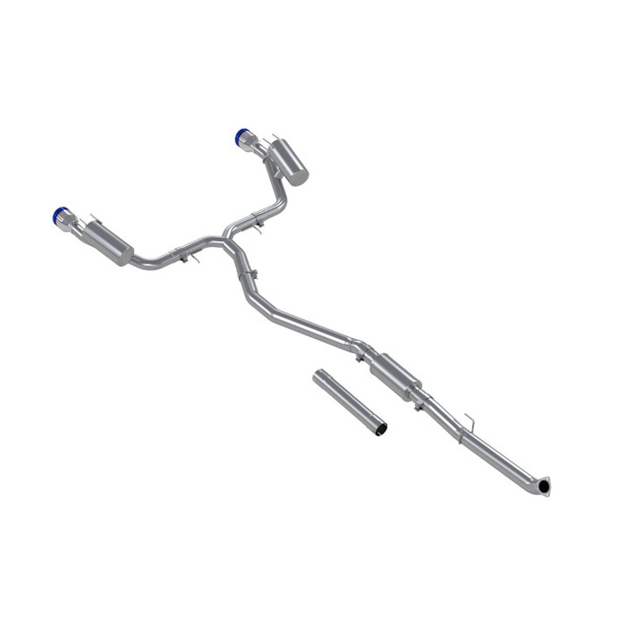 MBRP 22-24 Honda Civic SI 1.5L T304 SS 3in Cat-Back Exhaust 2.5in Dual Split Rear w/ Burnt End Tips - S49033BE Photo - Primary