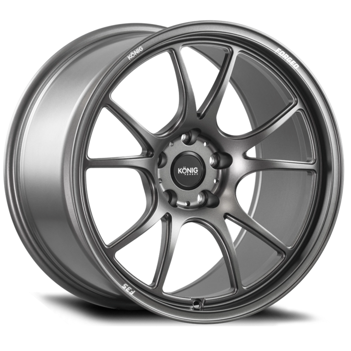 Konig Forged F3S 17X9 5X114.3 ET40 Satin Charcoal Knurled Bead - F3S9751440G User 1