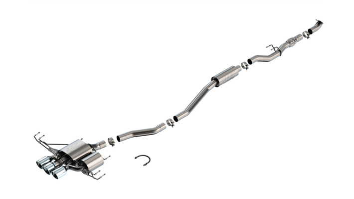 Borla 2023 Honda Civic Type R MT ATAK Catback Exhaust w/ 4in Tips - 140927 Photo - Primary