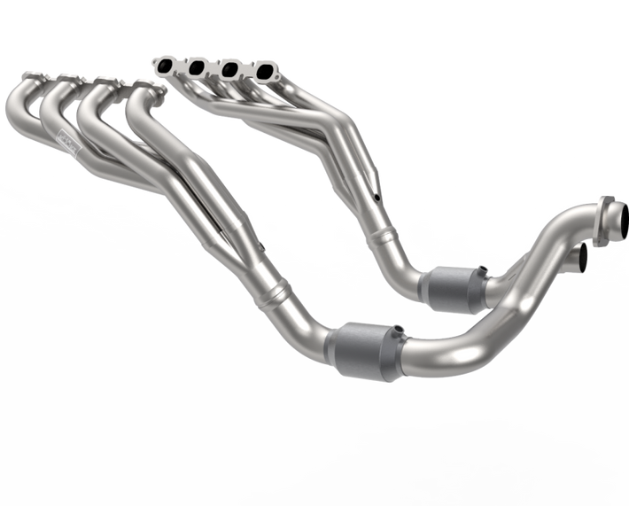 Kooks 20-22 Ford F250 7.3L V8 / Ford F350 7.3L V8 1-7/8in x 3in SS Headers w/ H.O. Green Catted Conn - 1400H440 Photo - Primary