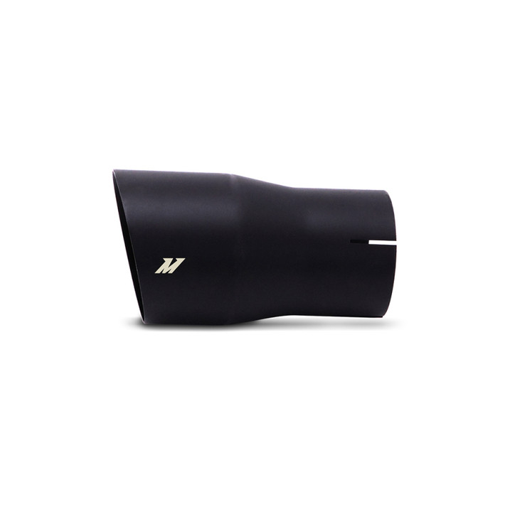 Mishimoto Clamo-On Single Wall Exhaust Tip 5in Outlet - Black - MMEXH-TIP-SWBK Photo - Primary