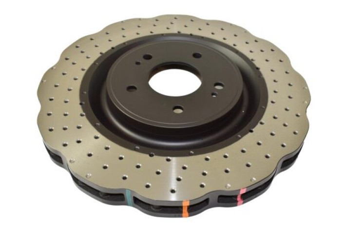 DBA 2003 Mitsubishi Lancer Evolution Front 4000 Series Drilled Wavey Rotor - 4418WXD User 1