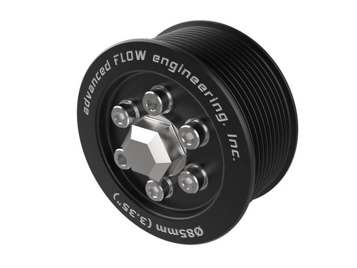aFe 15-23 Dodge Challenger / 15-23 Dodge Charger SRT Hellcat 3.35in Supercharger Power Pulley Kit - 79-10005 Photo - Primary