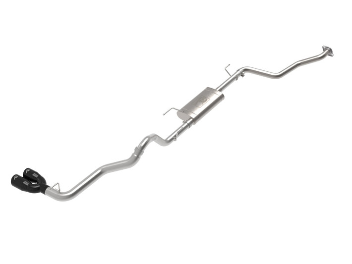 aFe 2024 Toyota Tacoma L4 2.4L Vulcan Series 2.5-3in 304 SS Steel Cat-Back Exhaust w/Black Tips - 49-36074-B Photo - Primary