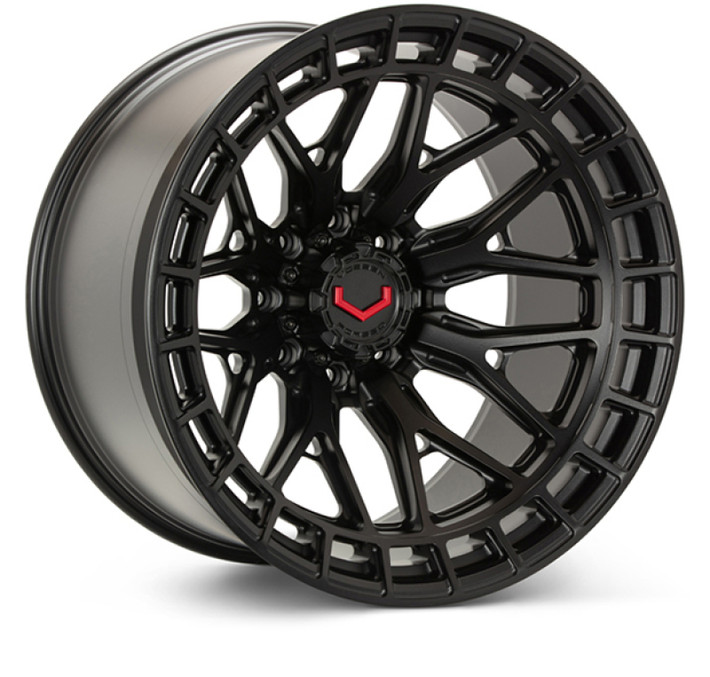 Vossen LCX-02 22x10 - 6x139.7 - ET18 - Super Deep - 78.1 - Satin Black Wheel - LCX-02-2G27 Photo - Primary