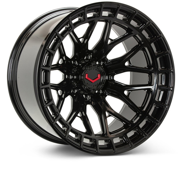 Vossen LCX-02 24x10 - 8x165.1 - ET+15 - Deep - 125.1 - Gloss Black Wheel - LCX-02-4X40 Photo - Primary