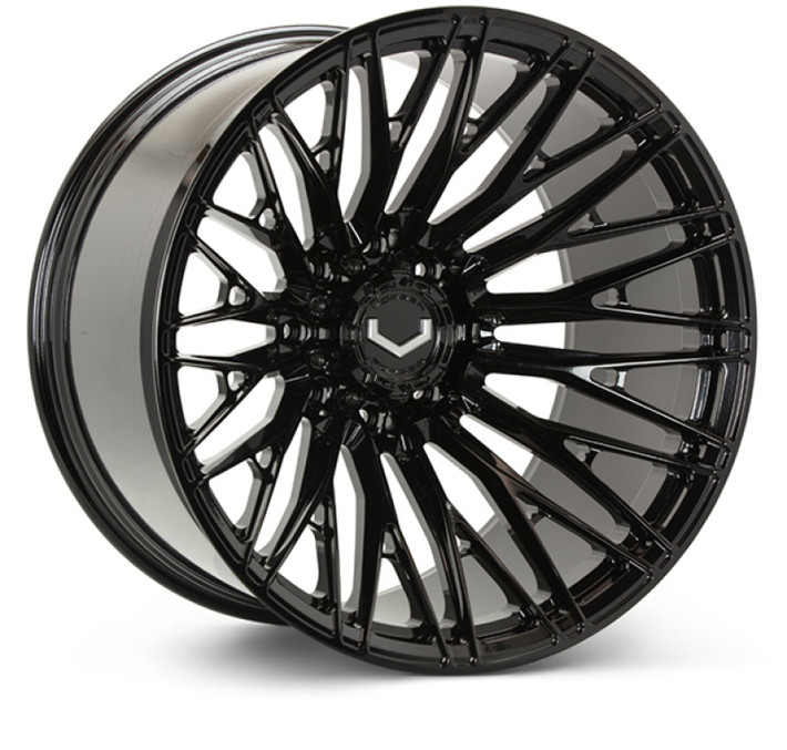 Vossen VFX-04 22x9.5 - 6x135 - ET30 - Deep - 87.1 - Gloss Black Wheel - VFX-04-2F23 Photo - Primary