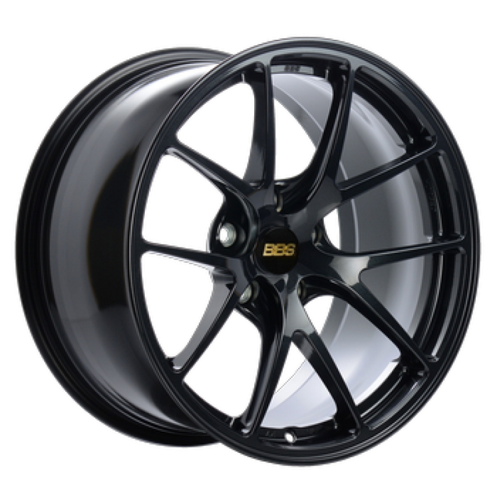 BBS RI-A 18x10.5 / 5x120 ET25 82mm PFS Ring/Clip Required - Metallic Black Subtle Blue Flake - RIA010BB Photo - Primary