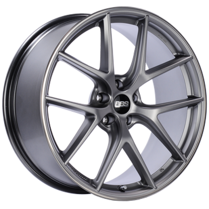 BBS CI-R 19x8 5x114.3 ET38 PFS Platinum Silver Polished Rim Protector Wheel -82mm PFS/Clip Req - CI2003PSPO Photo - Primary