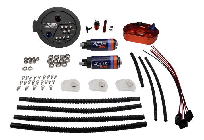 DeatschWerks 20-24 A90/91 Toyota Supra/G8X BMW M3/M4 Fuel Pump Module w/Dual DW420s - 9-422-7080 Photo - Primary
