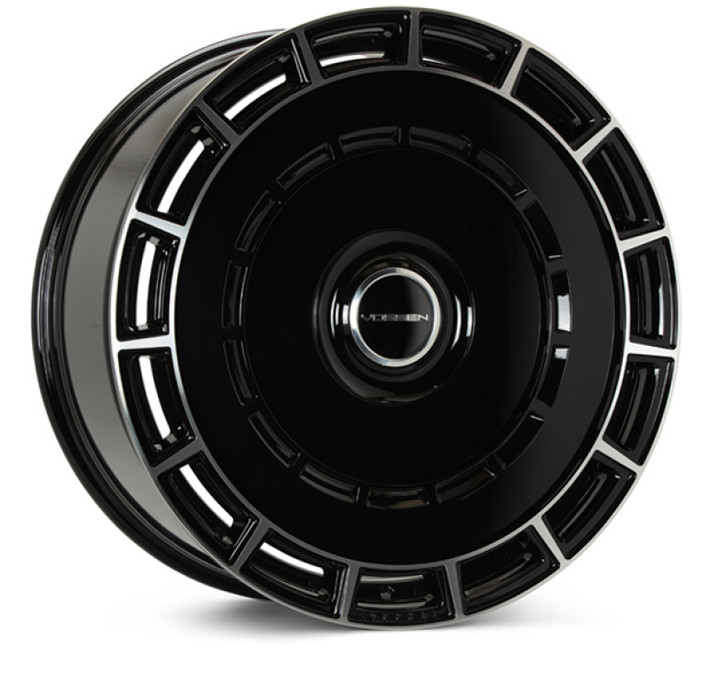 Vossen HF-9 24x10 - 5x112 - ET5 - Deep - 66.5 - Gloss Black Polished Wheel - HF9-4M64-1 Photo - Primary