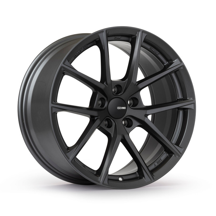 Enkei Helix 18x8.5 / 5x114.3 BP / 45mm Offset / 72.6mm Bore - Gloss Gunmetal - 549-885-6545GM Photo - Primary