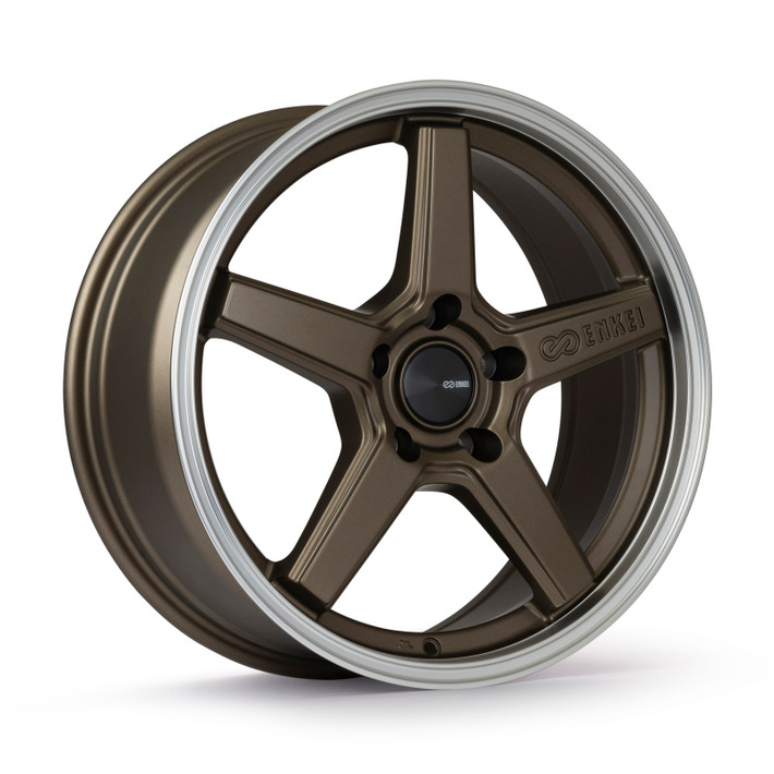 Enkei Quasar 19x8in / 5x114.3 BP / 35mm Offset / 72.6mm Bore - Matte Bronze Wheel - 550-980-6535ZP Photo - Primary
