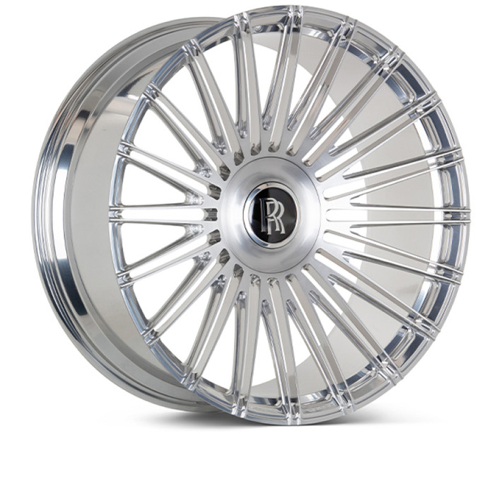 VOSSEN FORGED S17-14 - 21X10 - 5X112 - ET20 - BRUSHED GLOSS CLEAR - G70 7 SERIES - REAR - Incl. Cap - S17-14-1M002 Photo - Primary