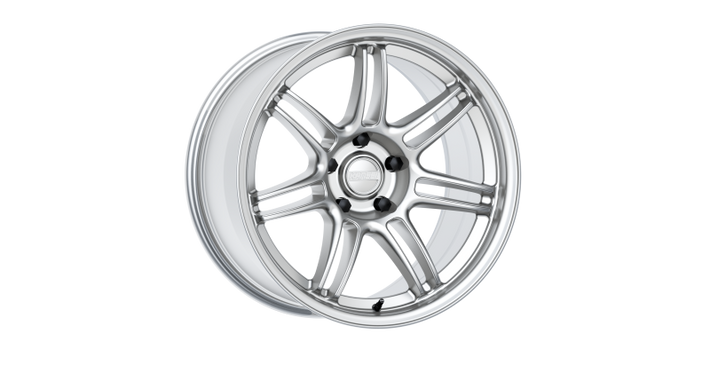 Kansei K17H Seven 19x9.5in / 5x114.3 BP / 22mm Offset / 73.1mm  Bore - Hyper Silver - K17H-199512+22 Photo - Primary