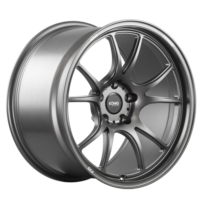 Konig Forged F3S 19X12 5X130 ET65 Satin Charcoal Knurled Bead - F3S2953065G User 1