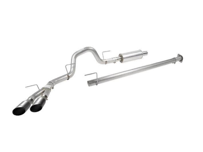 Roush 15-20 F-150 5.0L/3.5L/2.7L Black Tip Cat Back Exhaust - 421985-BLK Photo - Primary