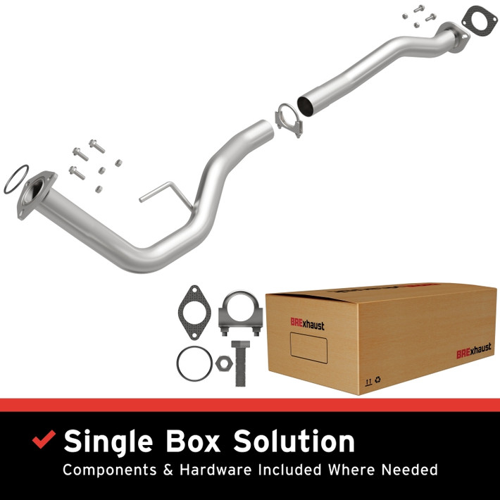 BRE Exhaust 01-02 Sierra 2500 HD Silverado 2500 HD 6L Front Pipe Kit - 107-0260 Photo - Primary