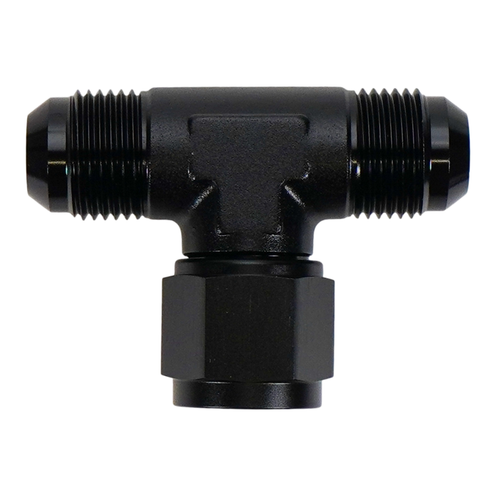DeatschWerks 10AN Male Flare to Female Flare Swivel Tee on 90 - 6-02-0776-B Photo - Primary