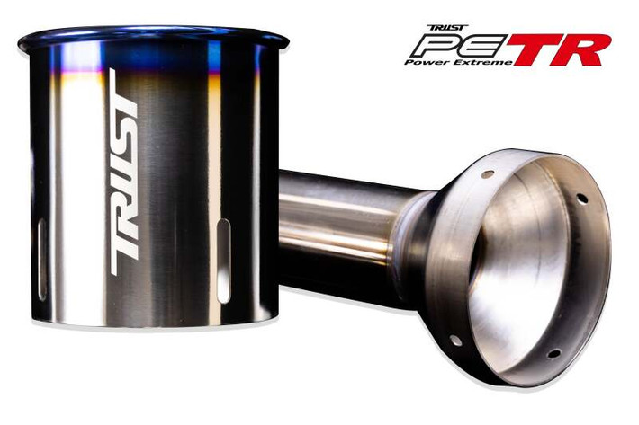 GReddy PE-TR Rolled Tip-Burnt-Ti L 190mm x 115mm - 11007123 Photo - Primary