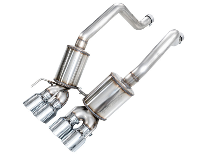 AWE Tuning C6 Chevrolet Corvette Z06/ZR1 Touring Edition Axle-Back Exhaust w/ Chrome Silver Tips - 3015-42606 Photo - Primary