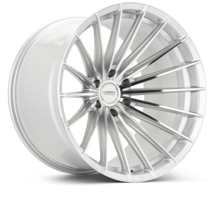 Vossen HFX-4 20x10 - 6x135 - ET-18 - Super Deep - 87.1 - Silver Polished Wheel - HFX4-0F11 Photo - Primary