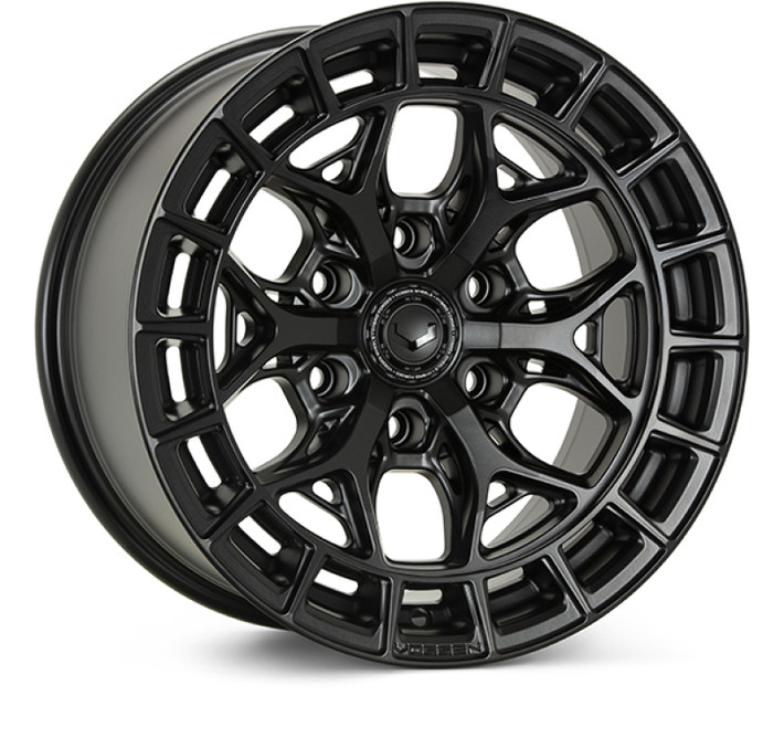 Vossen HFX-6 22x9.5 - 6x139.7 - ET30 - Deep - 95.1 - Satin Black Wheel - HFX6-2G21-TL Photo - Primary