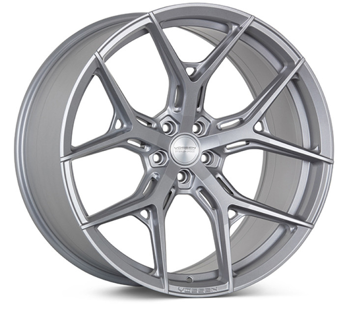 Vossen HF5 - 19x9 - ET28 - 5x112 - 66.56 - Flat - SS - Satin Silver Wheel - HF5-9M003 Photo - Primary