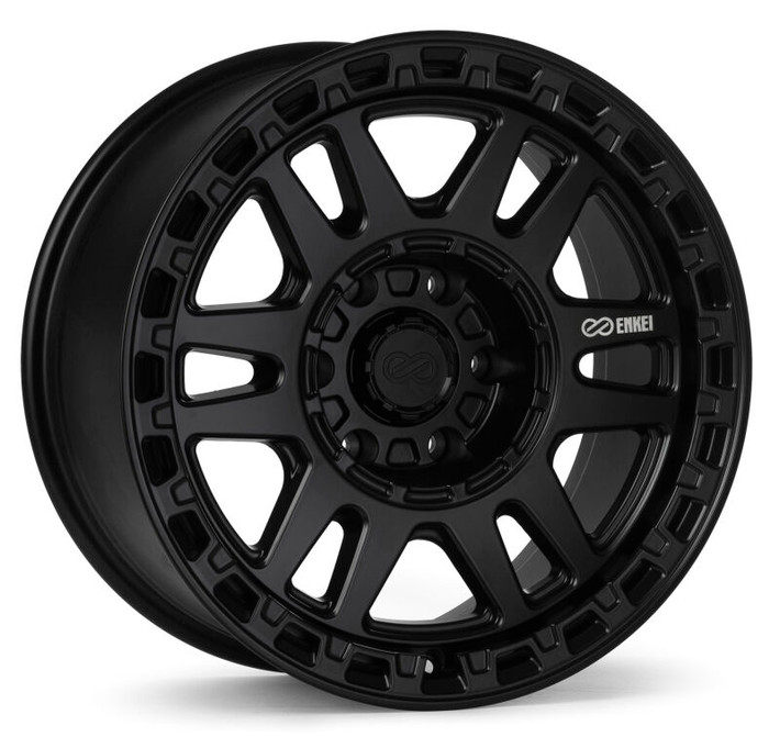 Enkei Trail-Tracker 18x9 / 6x135 BP / ET12 / 87.1mm Bore - Matte Black Wheel - 560-890-9512BK Photo - Primary