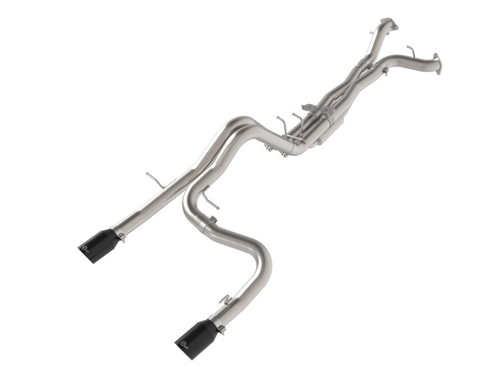 aFe 22-26 Ford Bronco V6 3.0L (tt) Vulcan Series 3in 304SS Cat-Back Exhaust System w/ Black Tips - 49-33154-B Photo - Primary