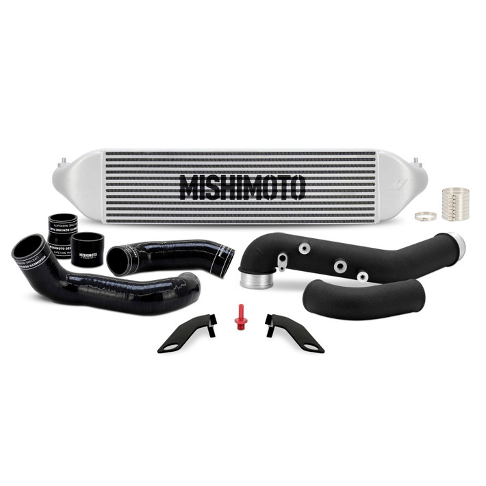 Mishimoto 2023+ Honda Civic Type-R Intercooler Kit w/Pipes - Silver Intercooler/Black Pipes - MMINT-CTR-23KSLBK Photo - Primary