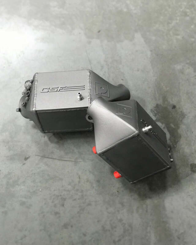 CSF 12-16 BMW M5 (F10) / 12-18 BMW M6 (F06/F12/F13) Twin Charge-Air-Cooler Set - Thermal Grey - 8109TG Photo - Primary