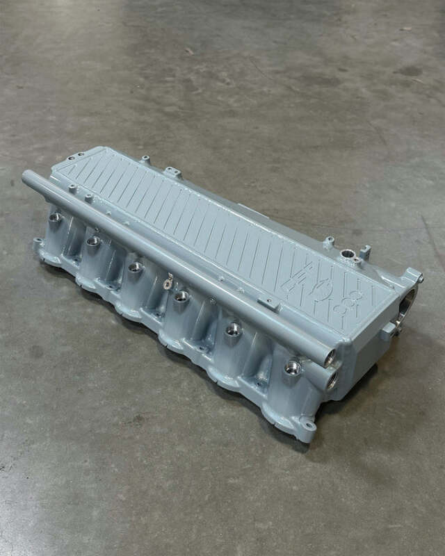 CSF Toyota A90/A91 Supra/ BMW G-Series B58 Charge-Air Cooler Manifold - Brooklyn Grey - 8200BG Photo - Primary