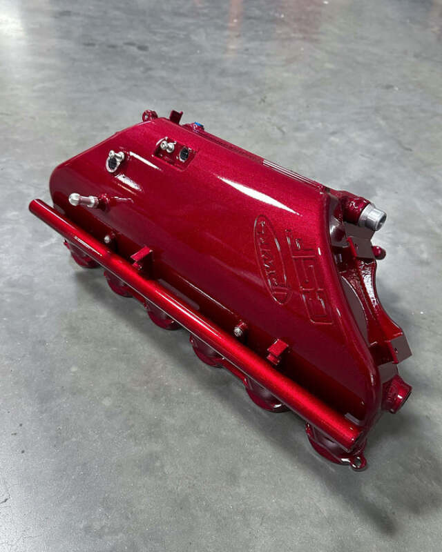 CSF BMW M2/M3/M4 S58 (G8X) Charge-Air Cooler Manifold - Illusion Cherry - 8233IC Photo - Primary