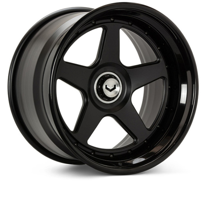 Vossen GEN-01 3pc - 21x13 - Cntr Lock - Satin Blk Cntr / Gloss Blk Out - Lamborghini Aventador Rear - GEN-01-3P-1M001 Photo - Primary