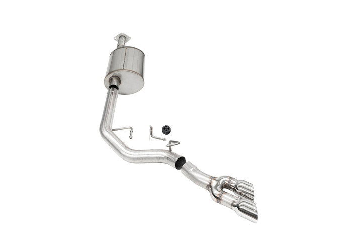 Corsa 15-20 Ford F-150 3.5L (145in WB) 3.0in Lightning Exit Catback w/ 3.5in Twin Polished Pro Tips - 21333 Photo - Primary