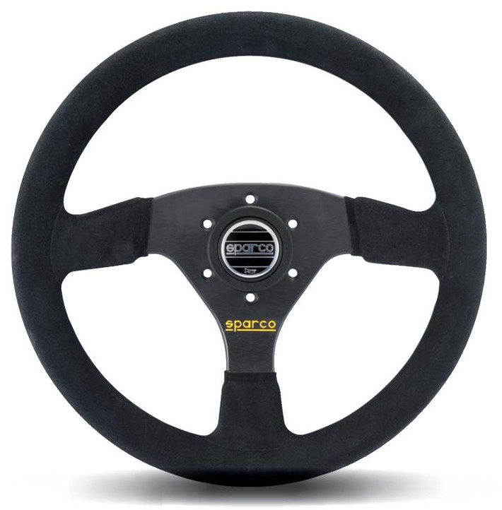 Sparco Steering Wheel 323 Suede Black - 015R323PSNR Photo - Primary