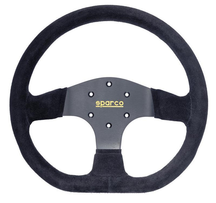 Sparco Steering Wheel 353 Suede Black (NO HORN INCLUDED) - 015R353PSN Photo - Primary