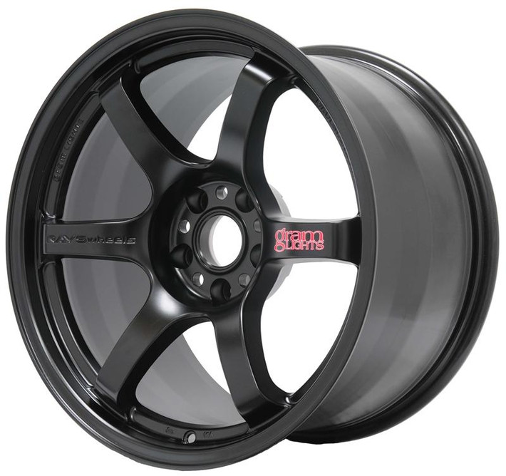 Gram Lights 57DR 17x9.0 +22 5x114.3 Semi Gloss Black Wheel - WGIQ22EH Photo - Primary