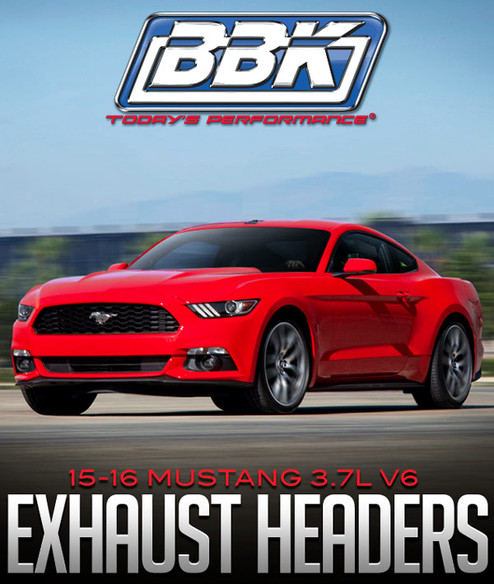 BBK Headers for 2015-2017 3.7 V6 Mustang