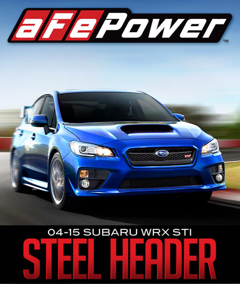 aFe Power Twisted Steel Equal Length Header Now available for 2004-2017 STi EJ25