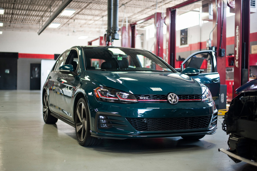 Great Falls Green MK7.5 GTi in for an APR Stage 1 Tune