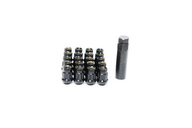 Muteki SR35 Wheel Lug Nuts – 12x1.25 Silver Acorn Close End – 20 Pack